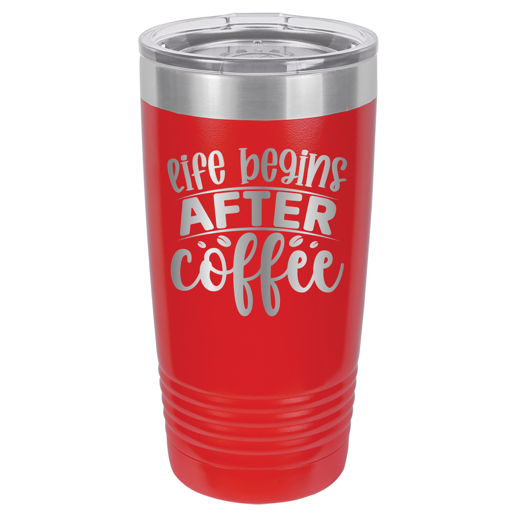 Life Begins After Coffee - 20oz Polar Camel Tumbler image 2