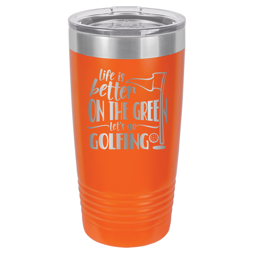 Life Is Better On The Green, Let's Go Golfing - 20oz Polar Camel Tumbler image 11