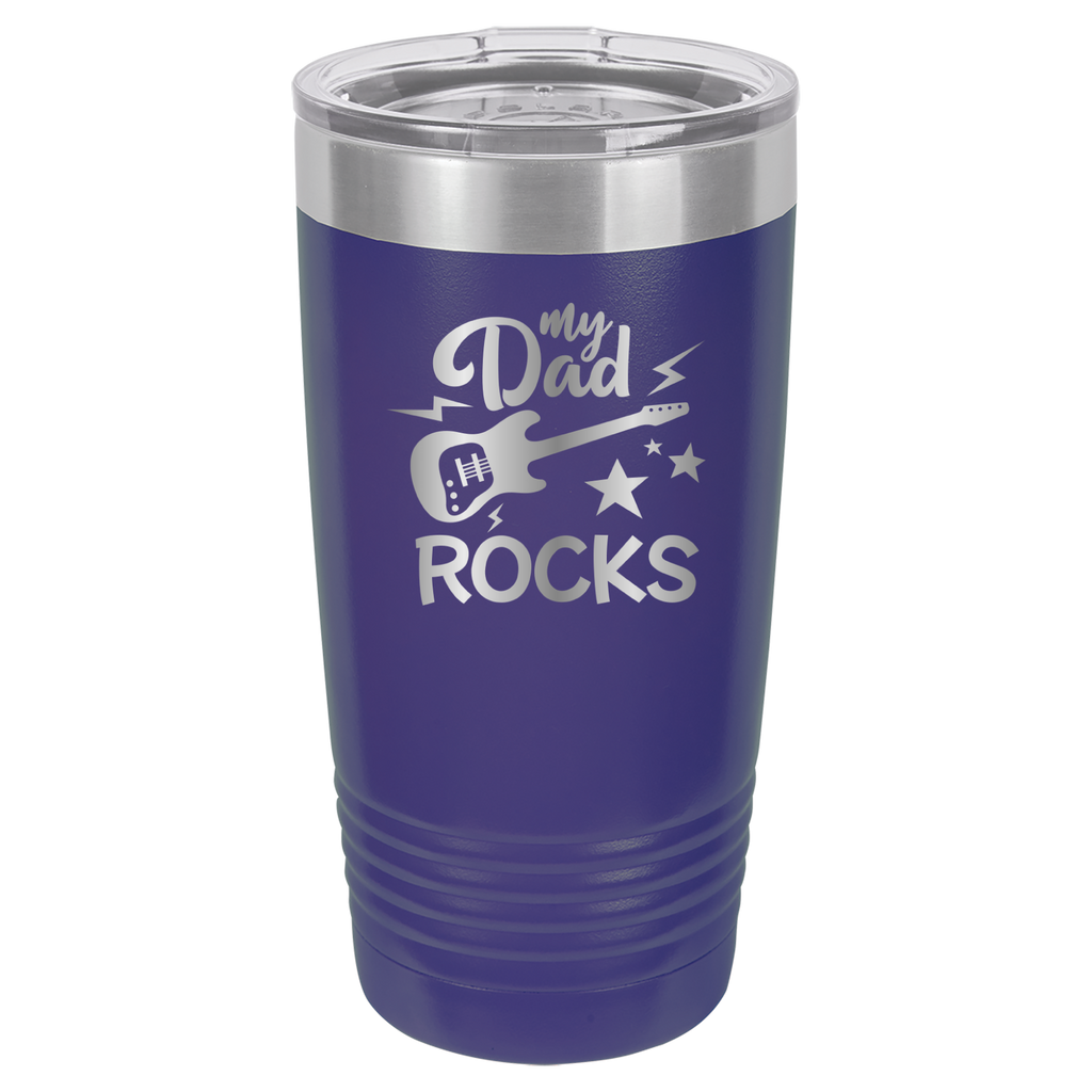 My Dad Rocks - 20oz Polar Camel Tumbler image 0