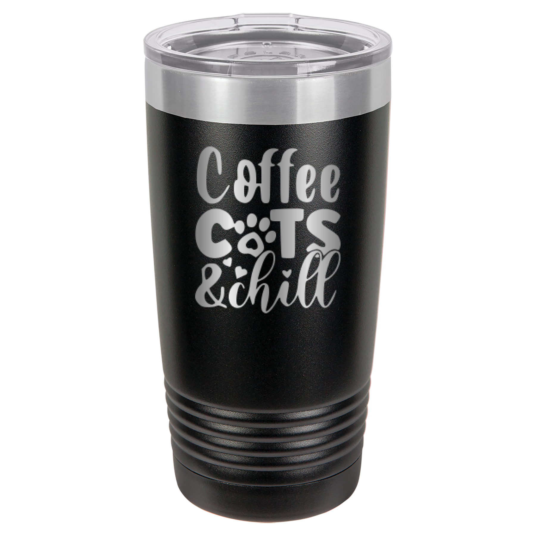 Coffee, Cats, And Chill - 20oz Polar Camel Tumbler image 15