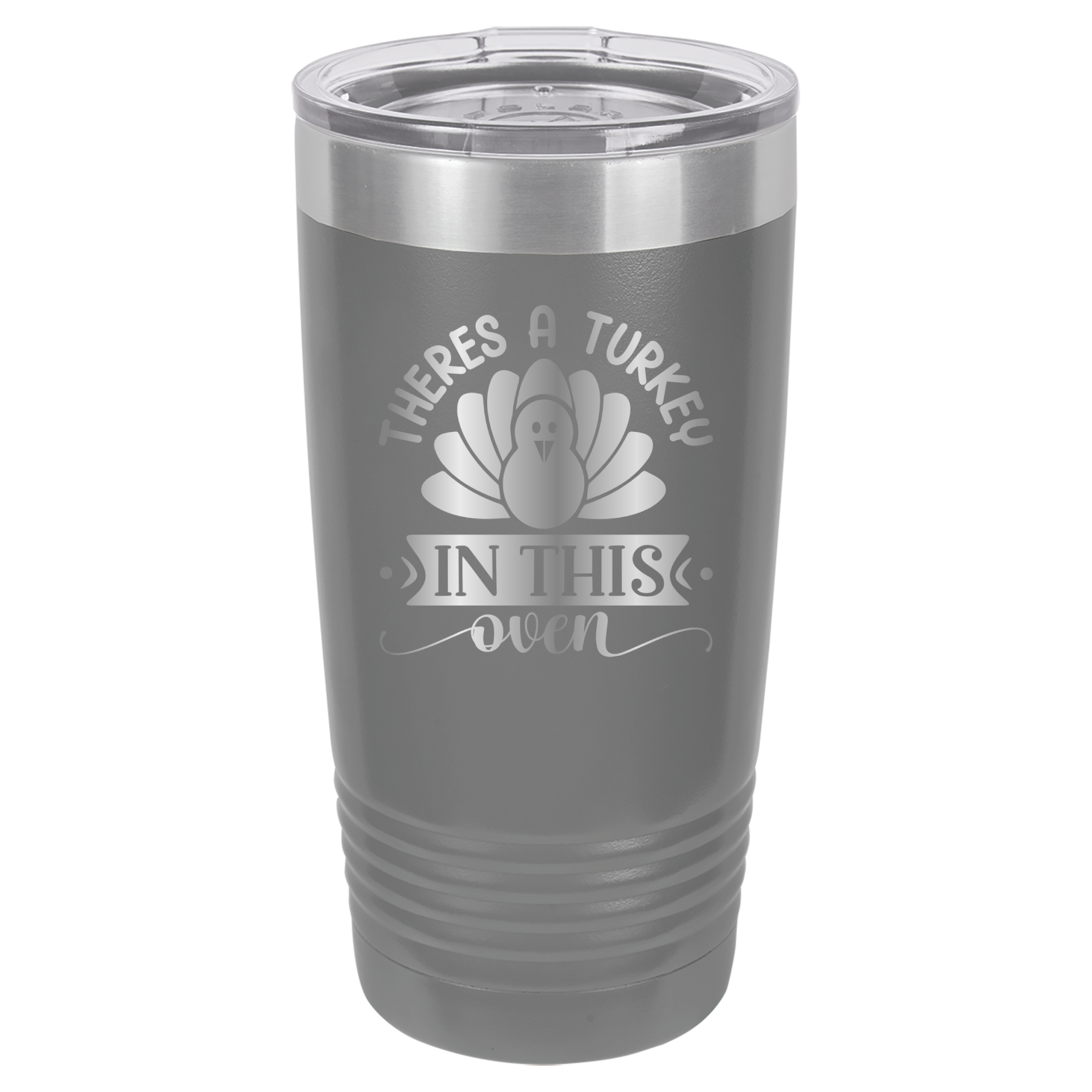 There's A Turkey In This Oven - 20oz Polar Camel Tumbler image 4