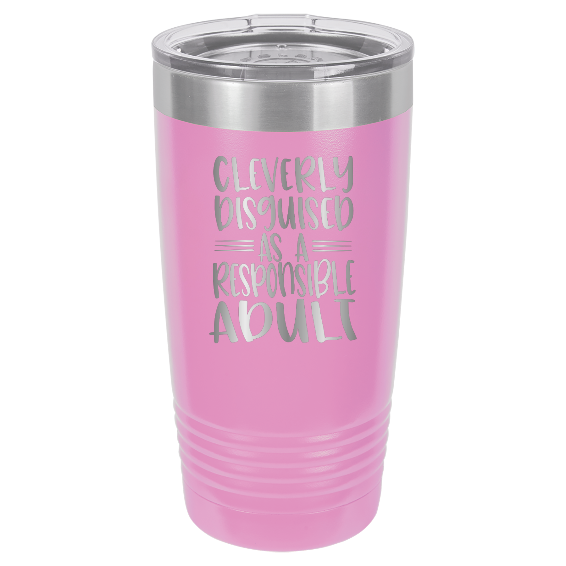 Cleverly Disguised As A Responsible Adult - 20oz Polar Camel Tumbler image 12