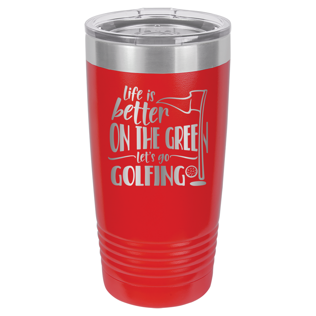 Life Is Better On The Green, Let's Go Golfing - 20oz Polar Camel Tumbler image 14