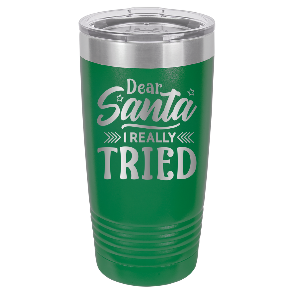 Dear Santa I Really Tried - 20oz Polar Camel Tumbler image 12
