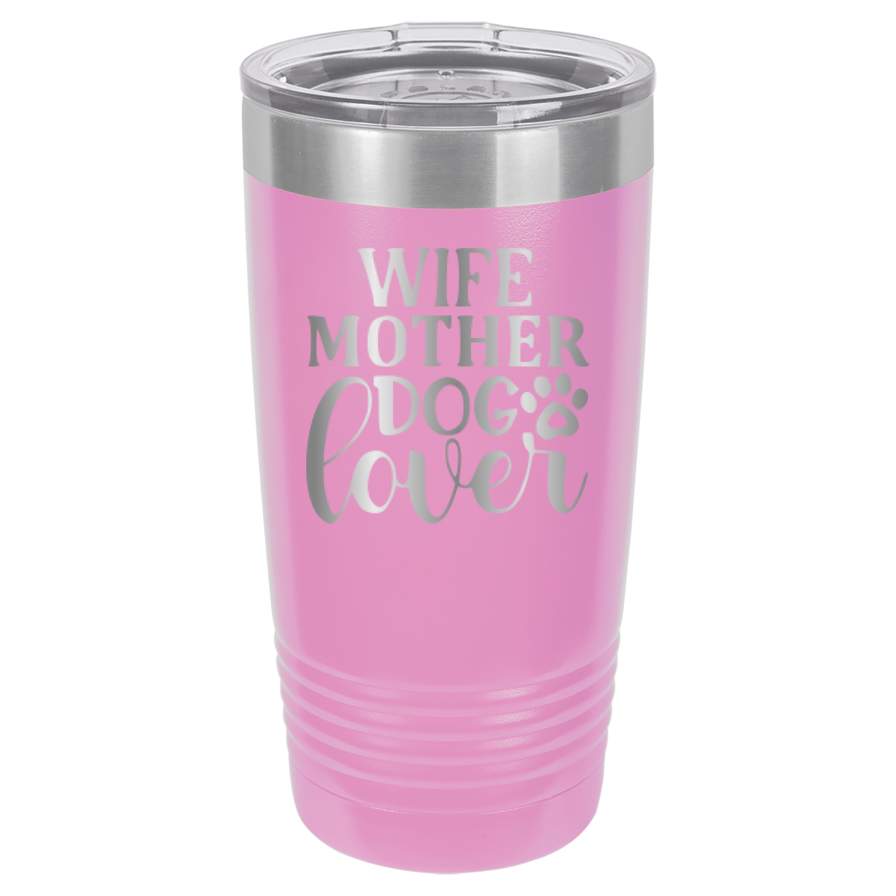 Wife, Mother, Dog Lover - 20oz Polar Camel Tumbler image 11