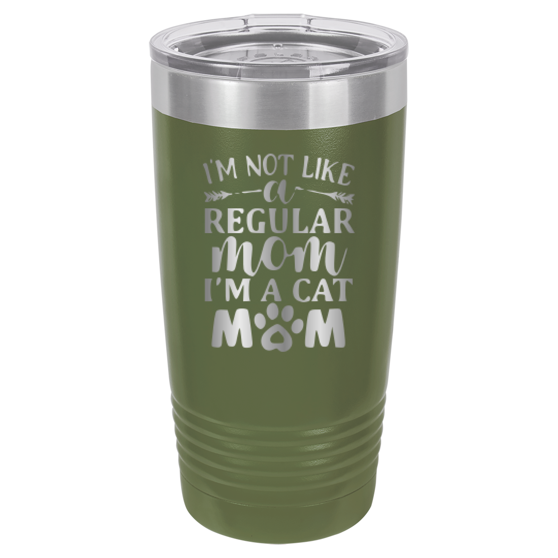 I'm Not Like A Regular Mom, I'm A Cat Mom - 20oz Polar Camel Tumbler image 8