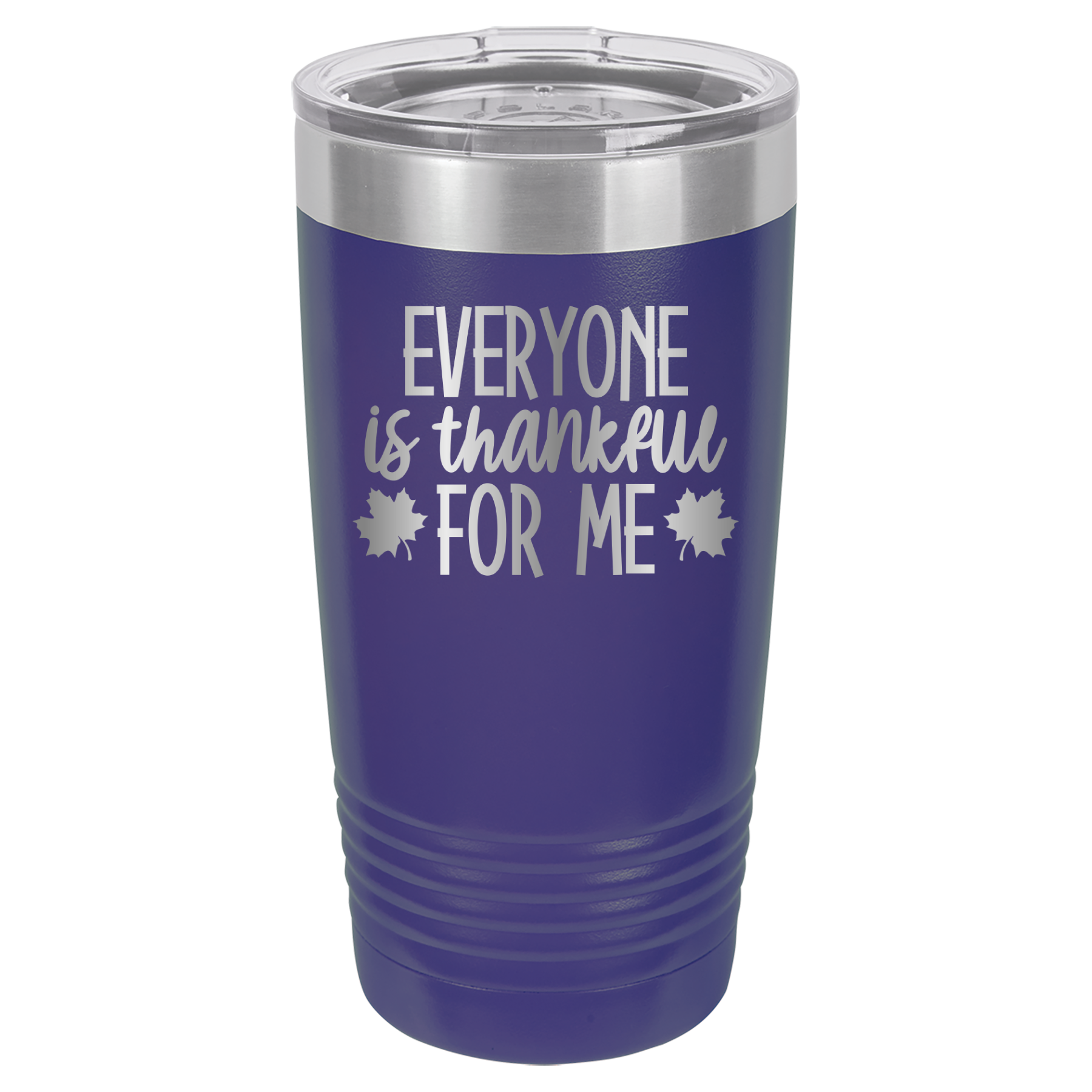 Everyone Is Thankful For Me - 20oz Polar Camel Tumbler - Purple image