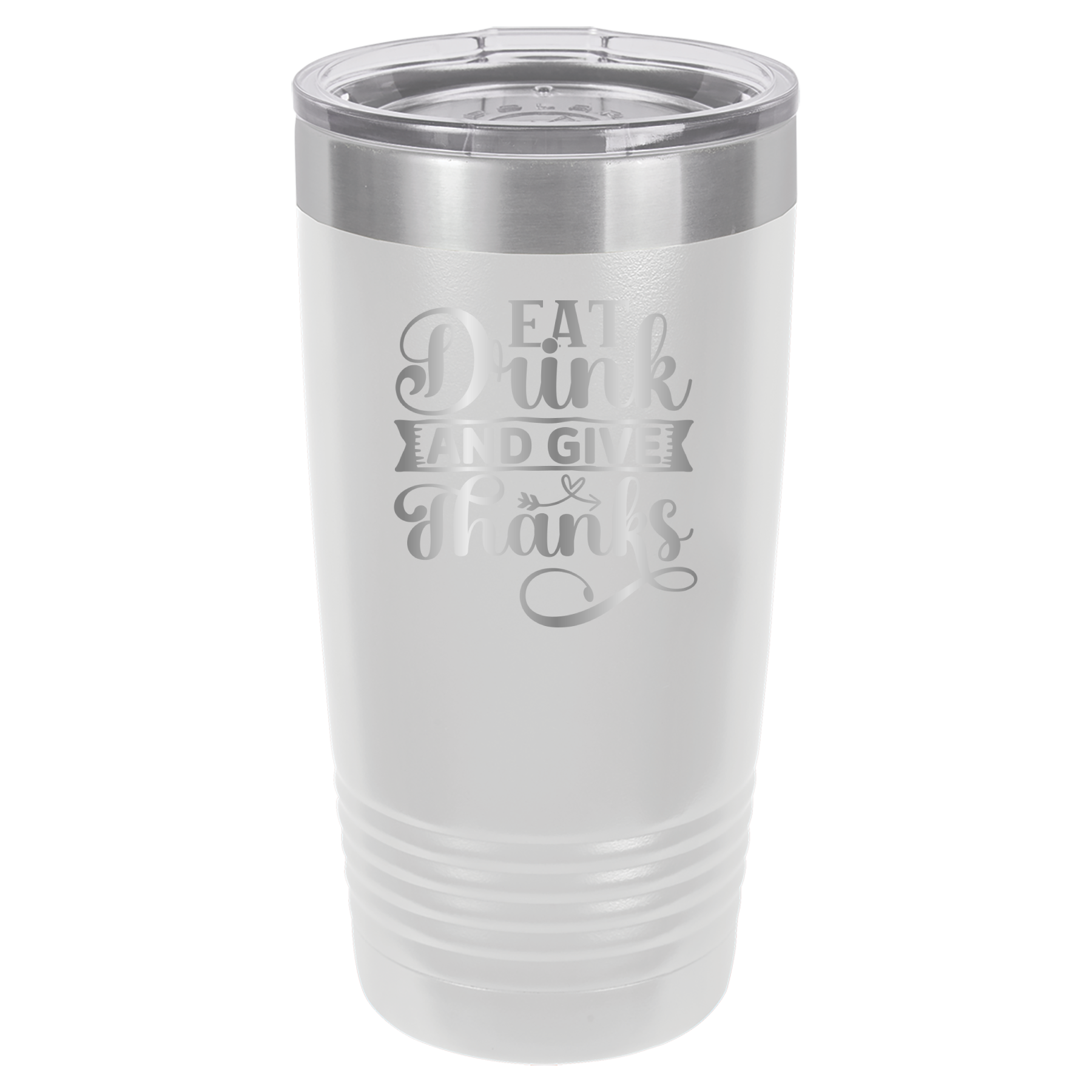 Eat, Drink, Give Thanks - 20oz Polar Camel Tumbler image 2