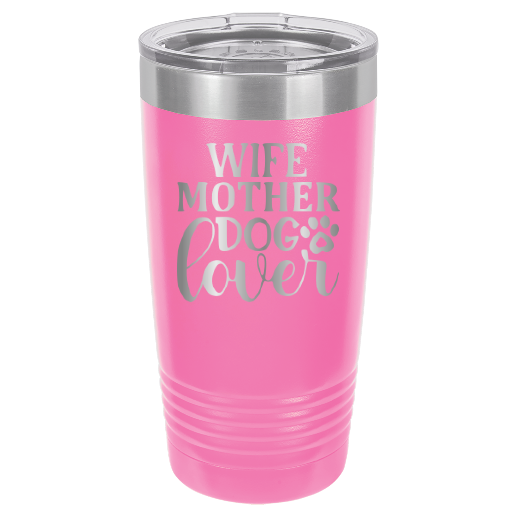 Wife, Mother, Dog Lover - 20oz Polar Camel Tumbler image 6