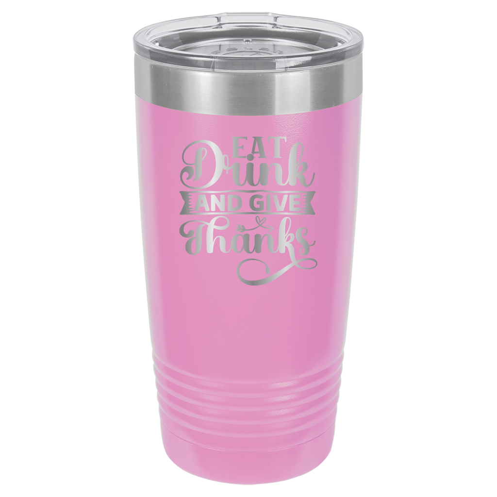 Eat, Drink, Give Thanks - 20oz Polar Camel Tumbler image 11