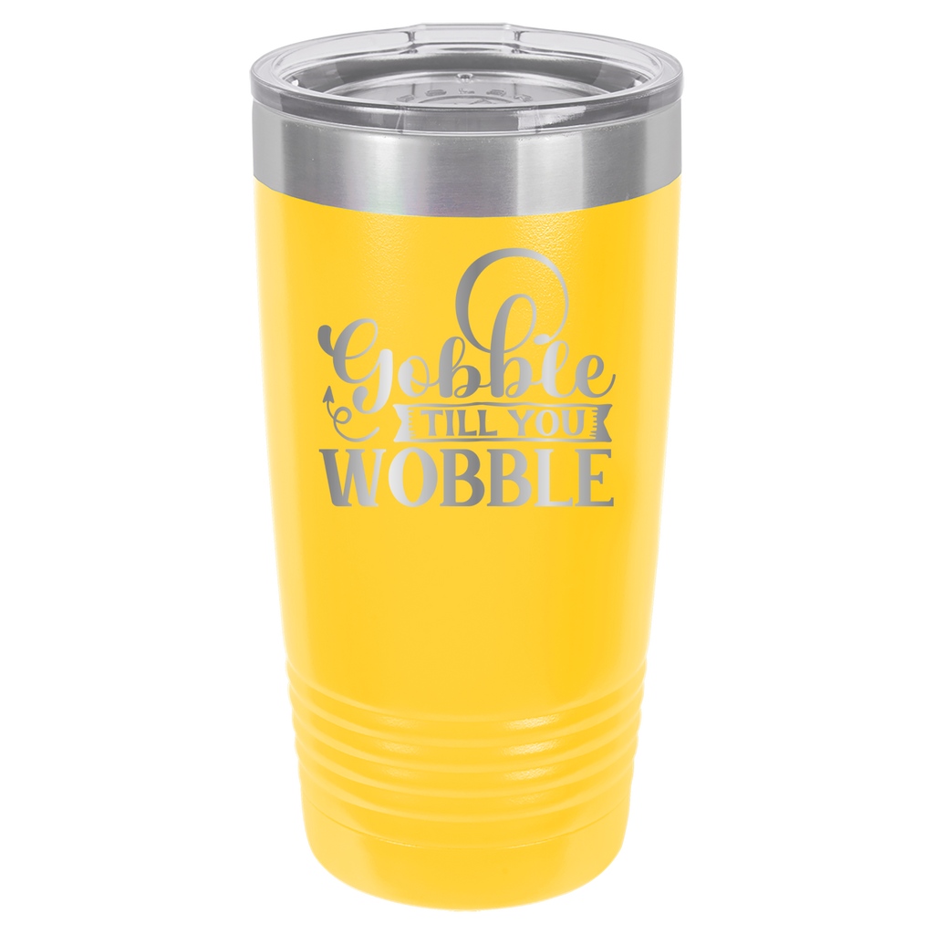 Gobble Til You Wobble - 20oz Polar Camel Tumbler image 17