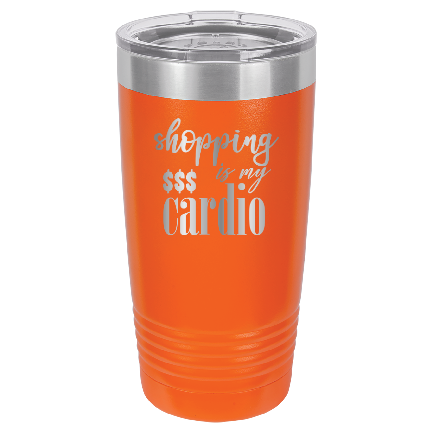 Shopping Is My Cardio - 20oz Polar Camel Tumbler image 11