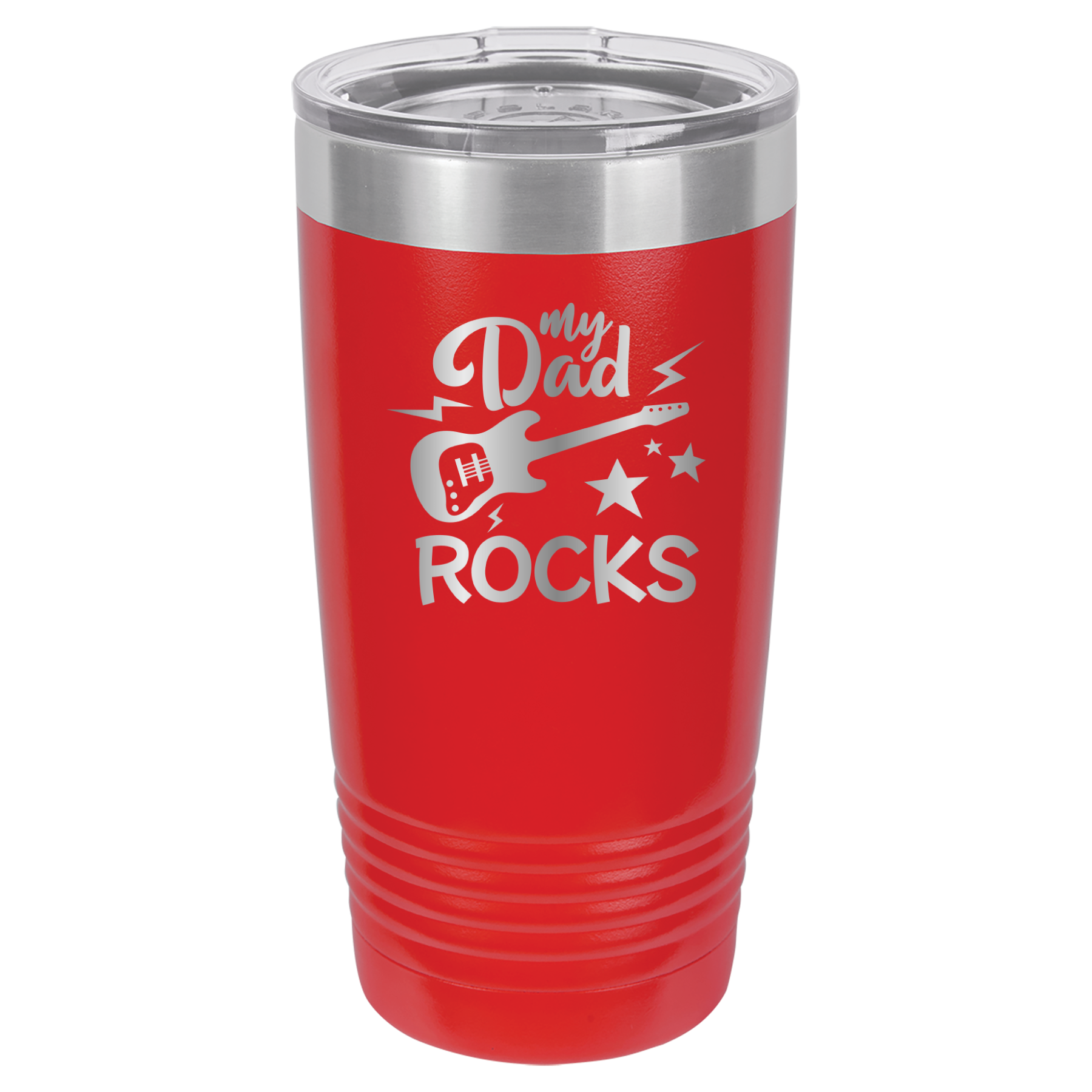 My Dad Rocks - 20oz Polar Camel Tumbler - Red image
