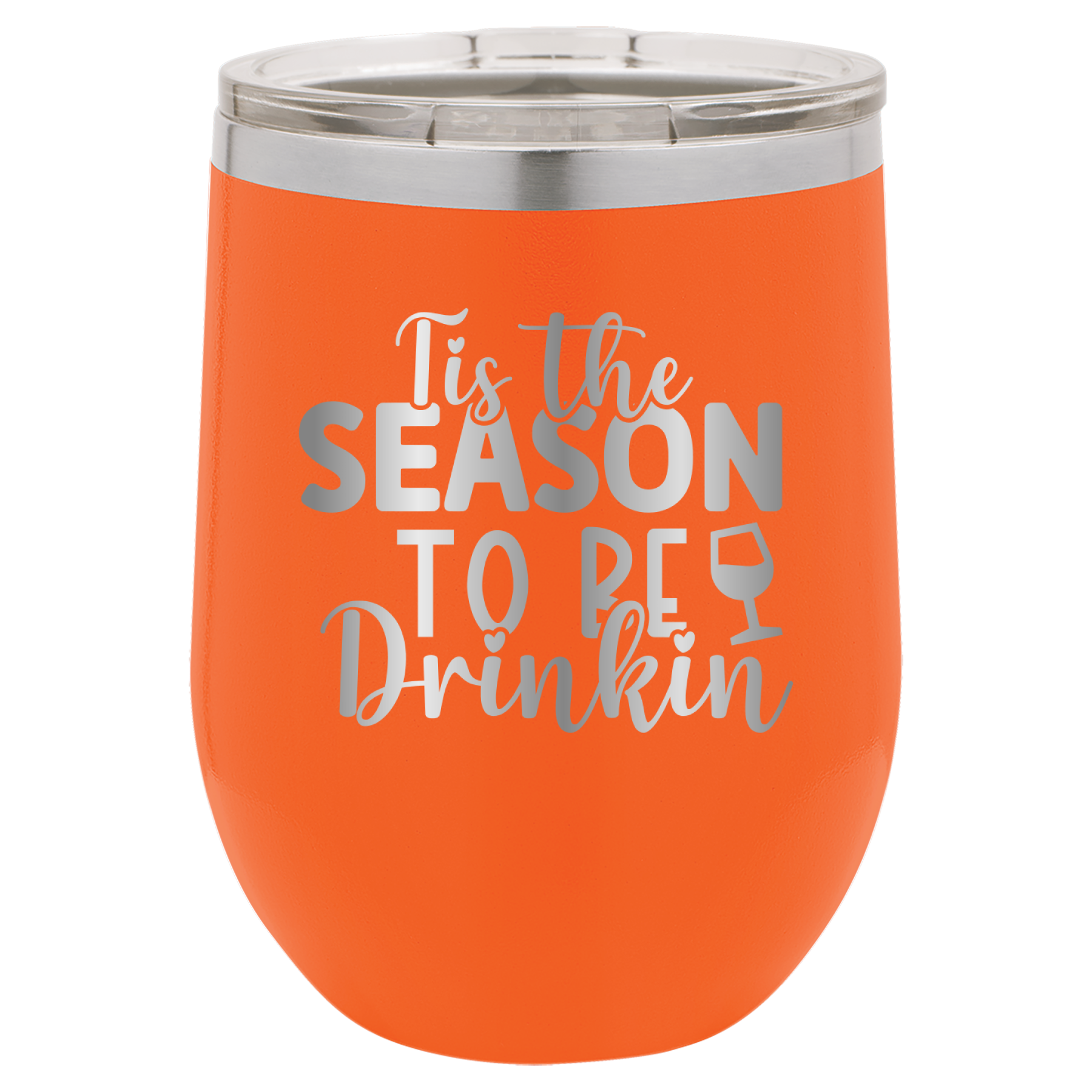 Tis The Season To Be Drinkin' - 12oz Polar Camel Wine Tumbler image 6