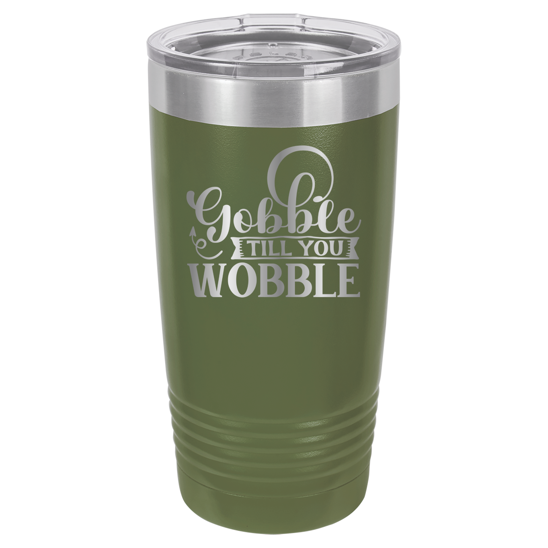 Gobble Til You Wobble - 20oz Polar Camel Tumbler image 10