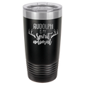 Rudolph Is My Spirit Animal - 20oz Polar Camel Tumbler image 1