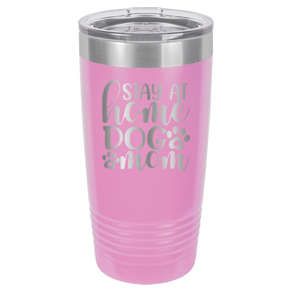 Stay At Home Dog Mom - 20oz Polar Camel Tumbler - Light Purple image