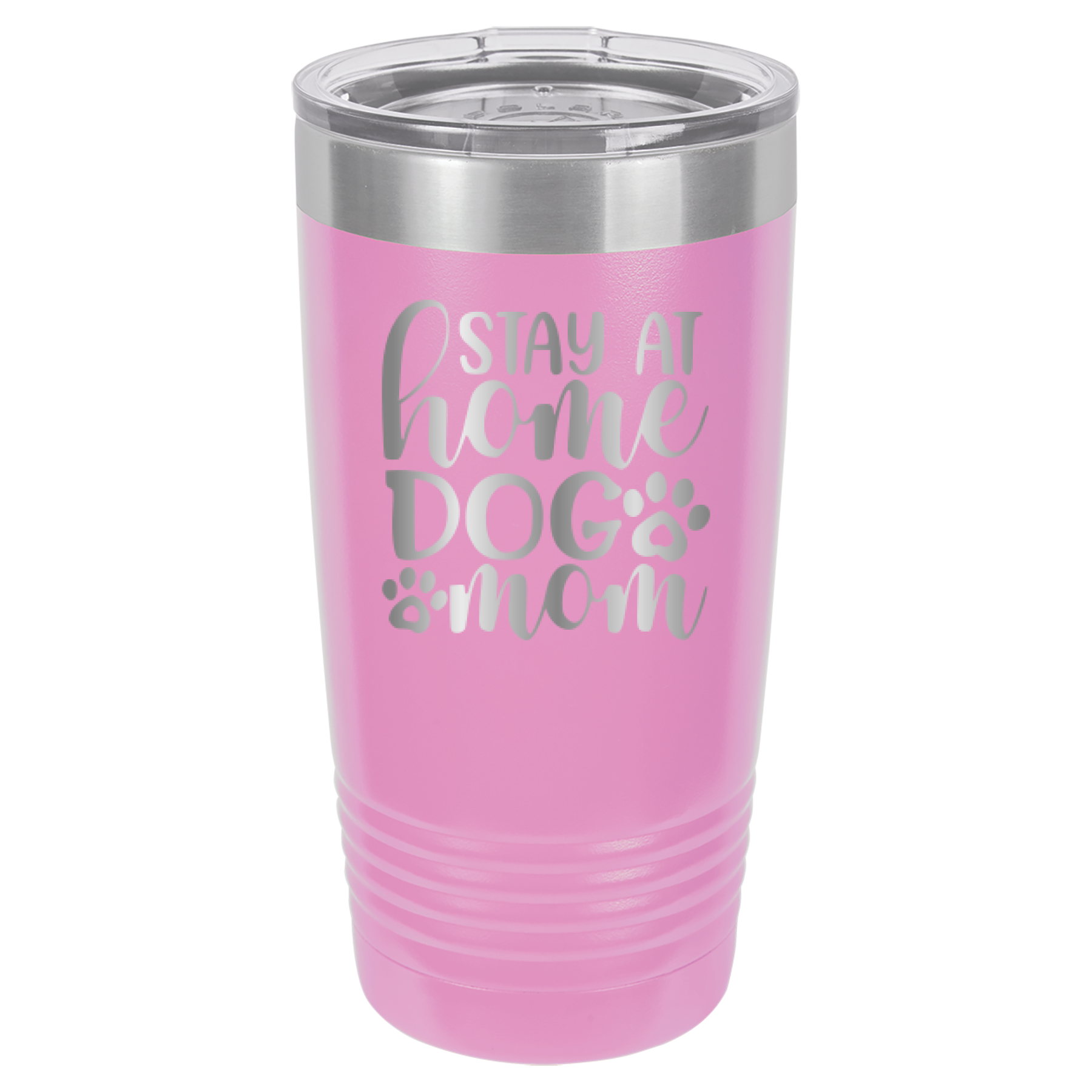 Stay At Home Dog Mom - 20oz Polar Camel Tumbler - Light Purple image