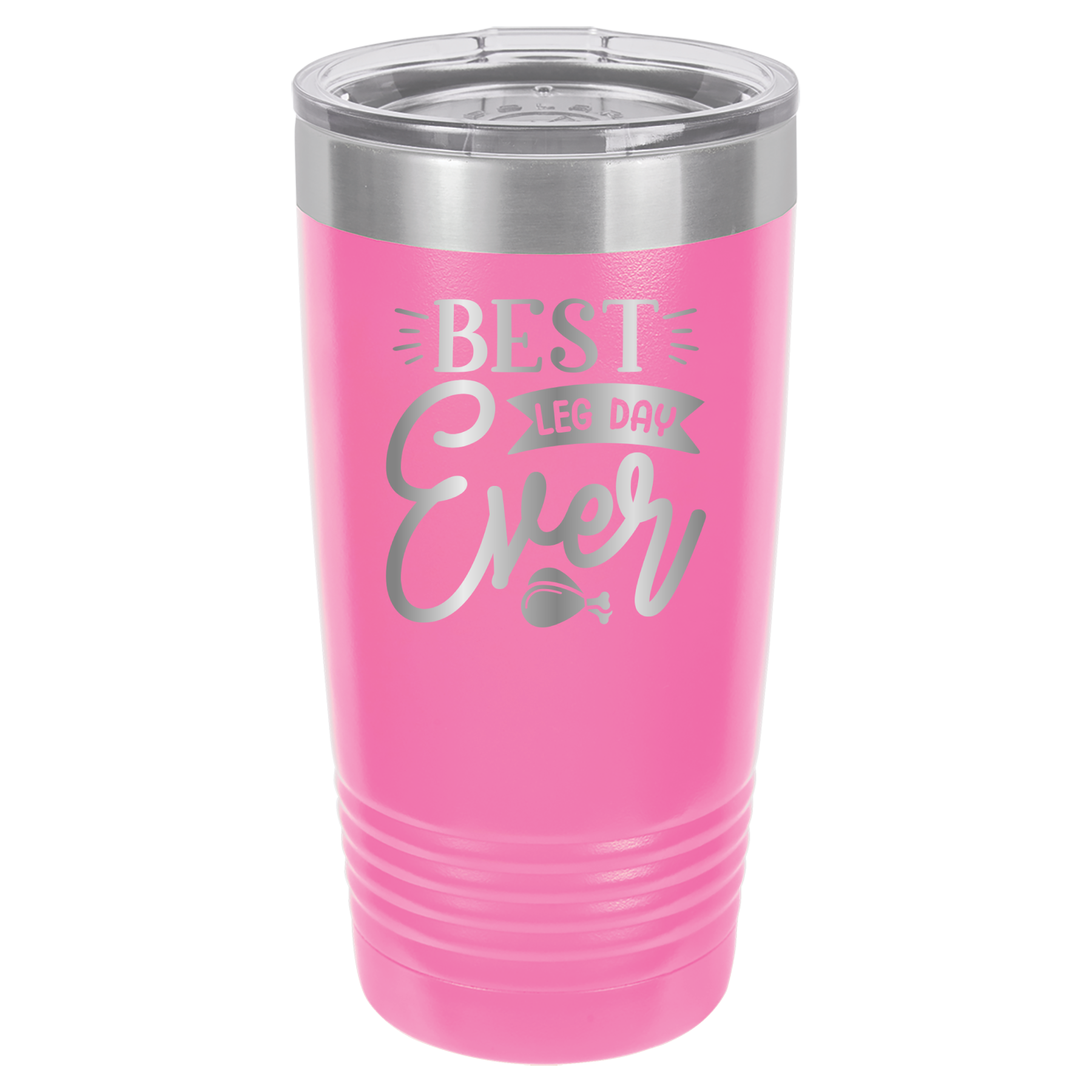 Best Leg Day Ever - 20oz Polar Camel Tumbler - Pink image