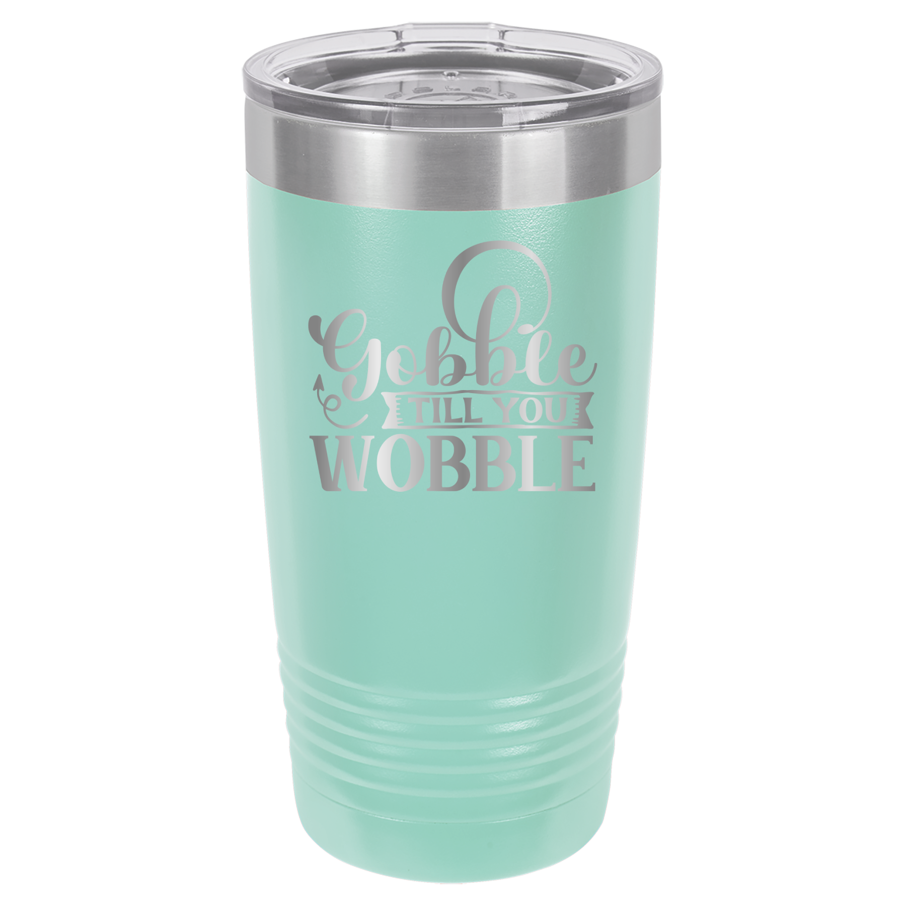 Gobble Til You Wobble - 20oz Polar Camel Tumbler image 15
