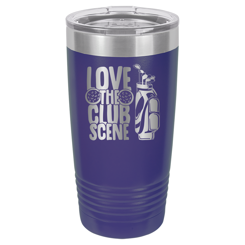 Love The Club Scene - Golf - 20oz Polar Camel Tumbler - Purple image