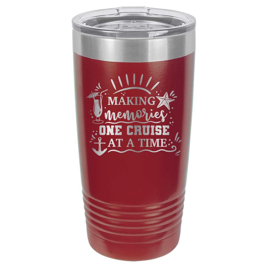 Making Memories One Cruise At A Time - 20oz Polar Camel Tumbler image 8