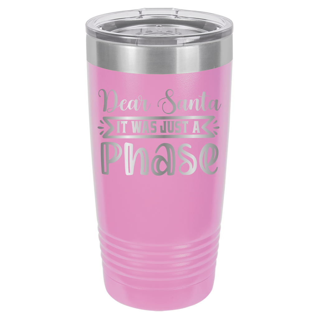 Dear Santa It Was Just A Phase - 20oz Polar Camel Tumbler image 7