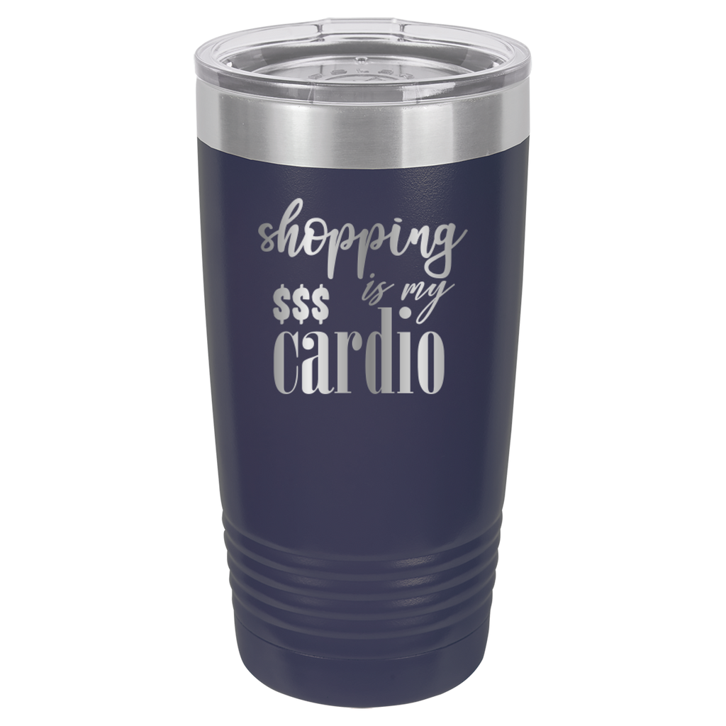 Shopping Is My Cardio - 20oz Polar Camel Tumbler image 9