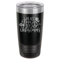 Peace Love Joy - Christmas - 20oz Polar Camel Tumbler image 1