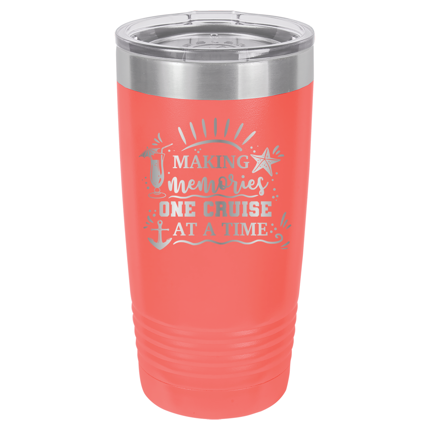 Making Memories One Cruise At A Time - 20oz Polar Camel Tumbler image 0