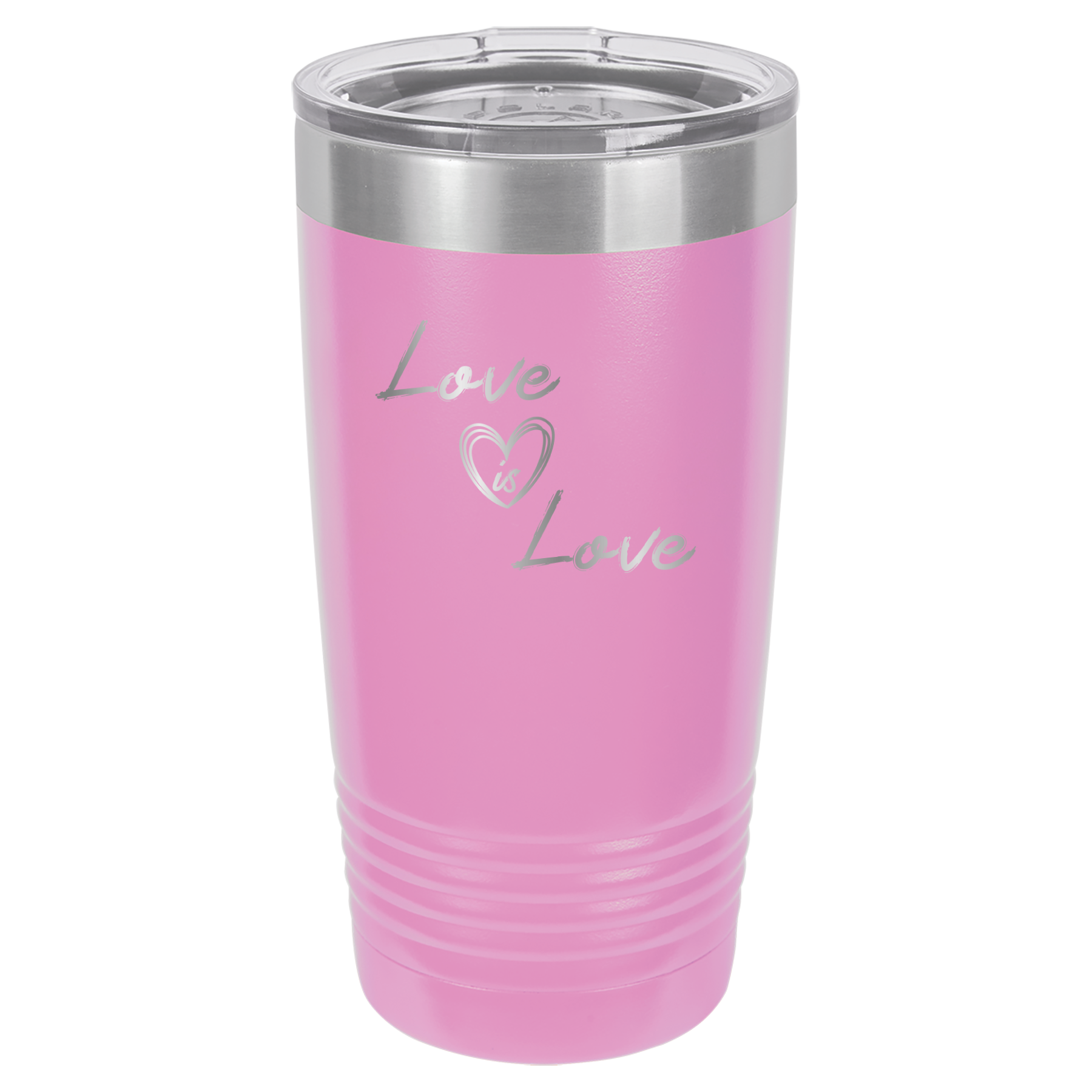 Love is Love - 20oz Polar Camel Tumbler - Pride - Light Purple image