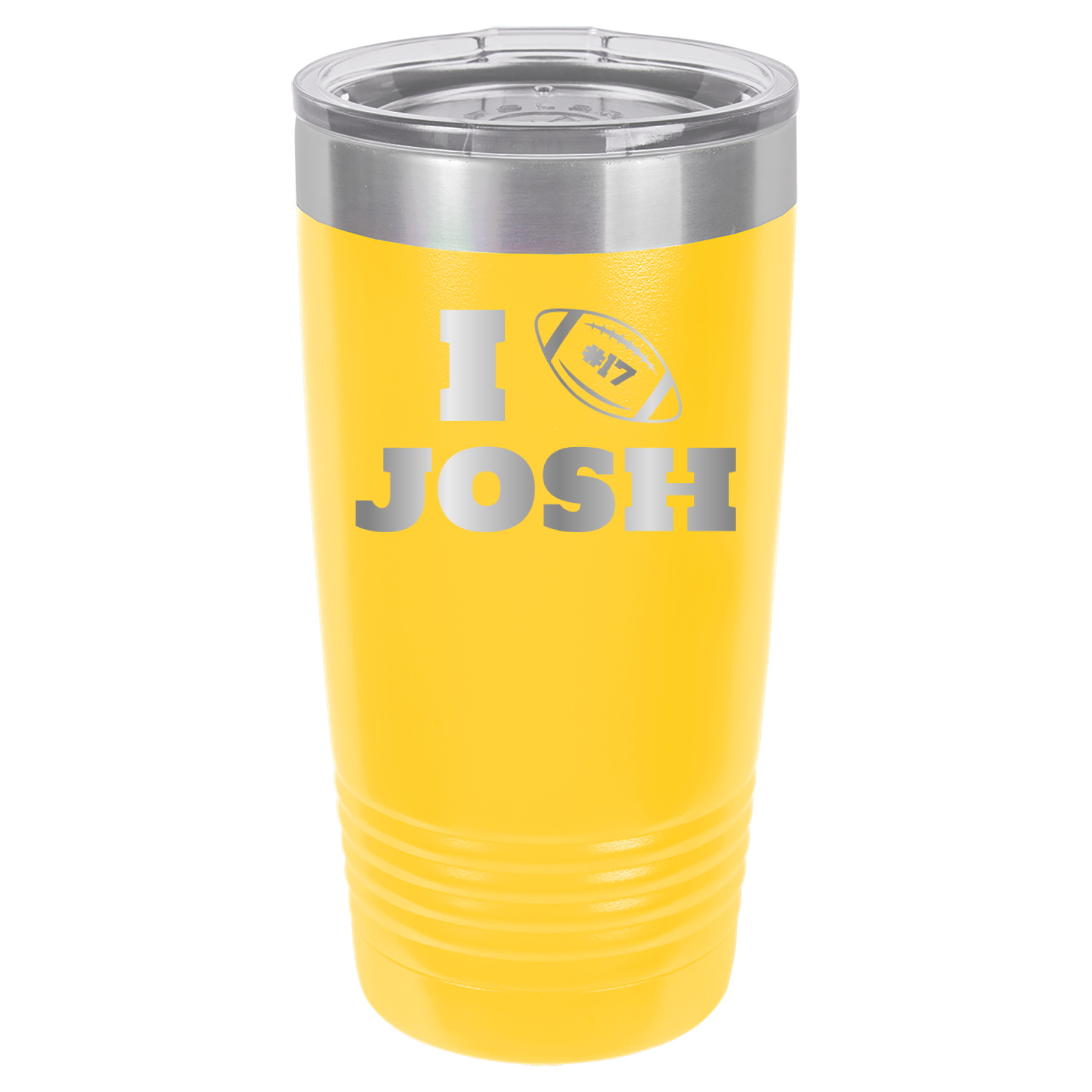 I Heart Josh - Josh Allen - 20oz Polar Camel Tumbler Buffalo Bills image 2