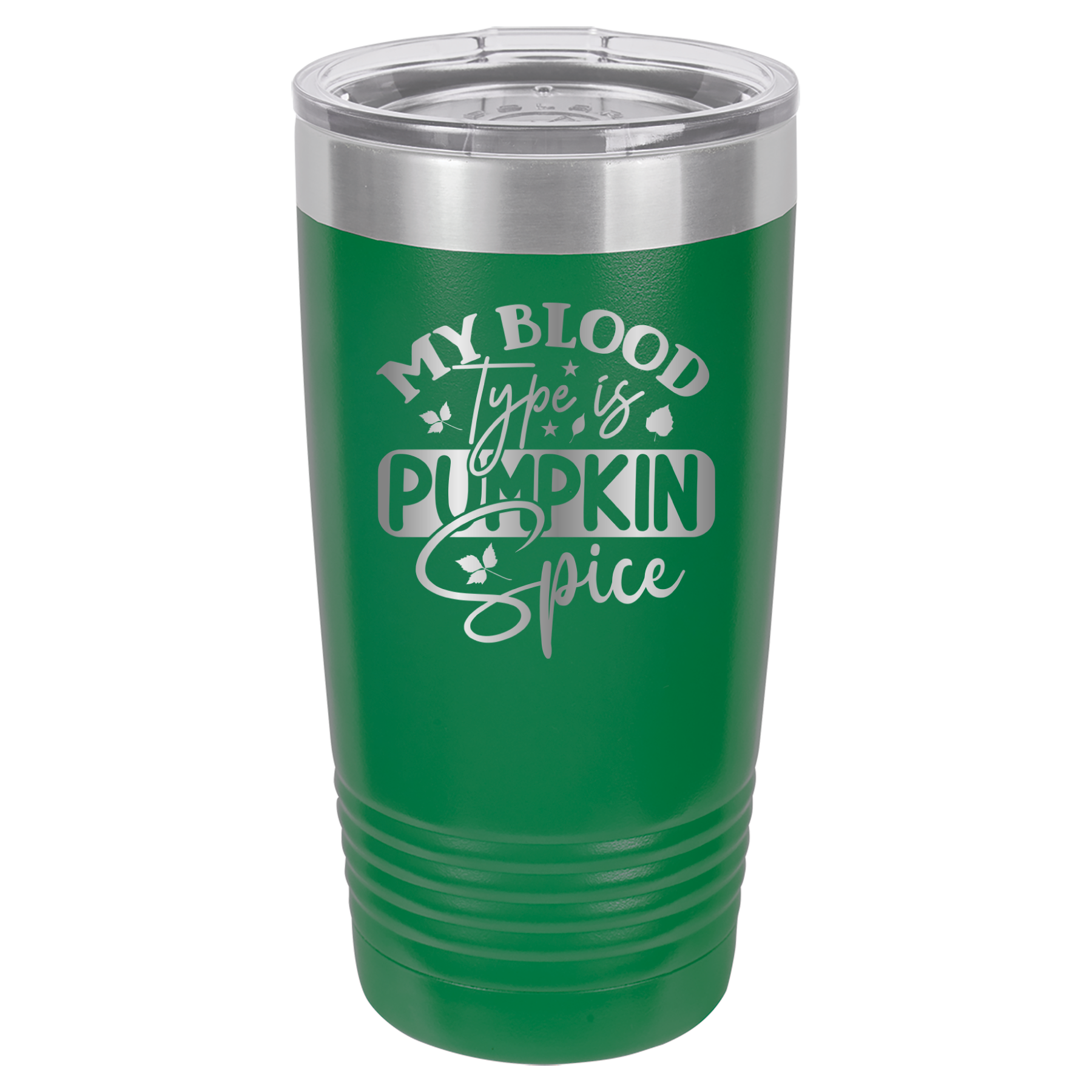 My Blood Type Is Pumpkin Spice - 20oz Polar Camel Tumbler image 5