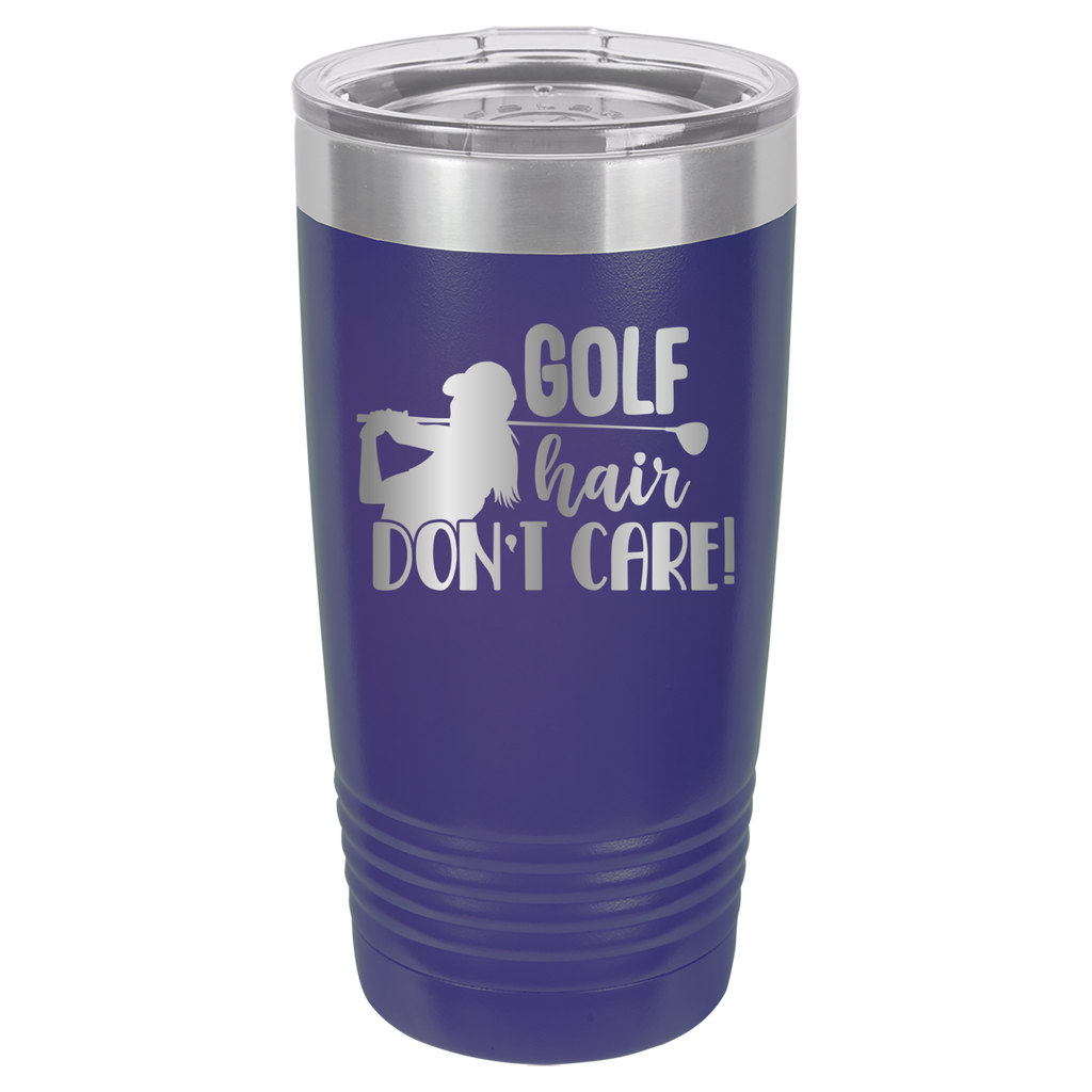 Golf Hair, Don't Care - 20oz Polar Camel Tumbler image 13