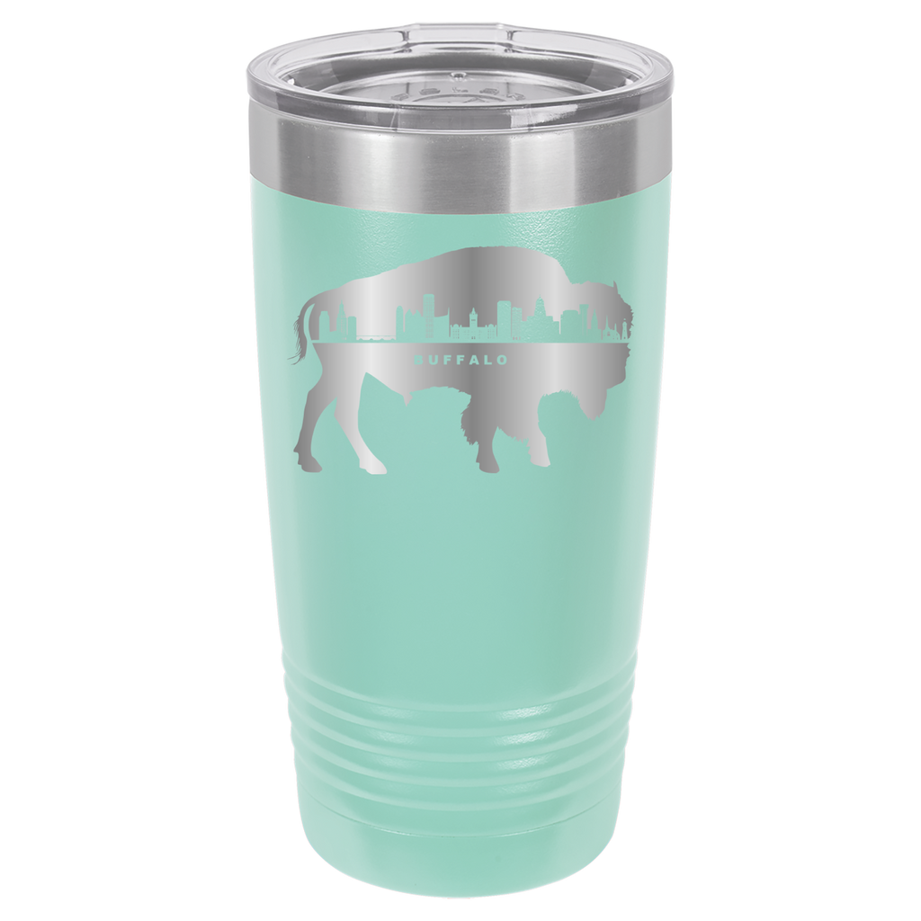 City of Buffalo NY Skyline 20oz Polar Camel Tumbler image 15