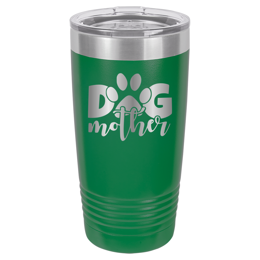 Dog Mother - 20oz Polar Camel Tumbler - Green image