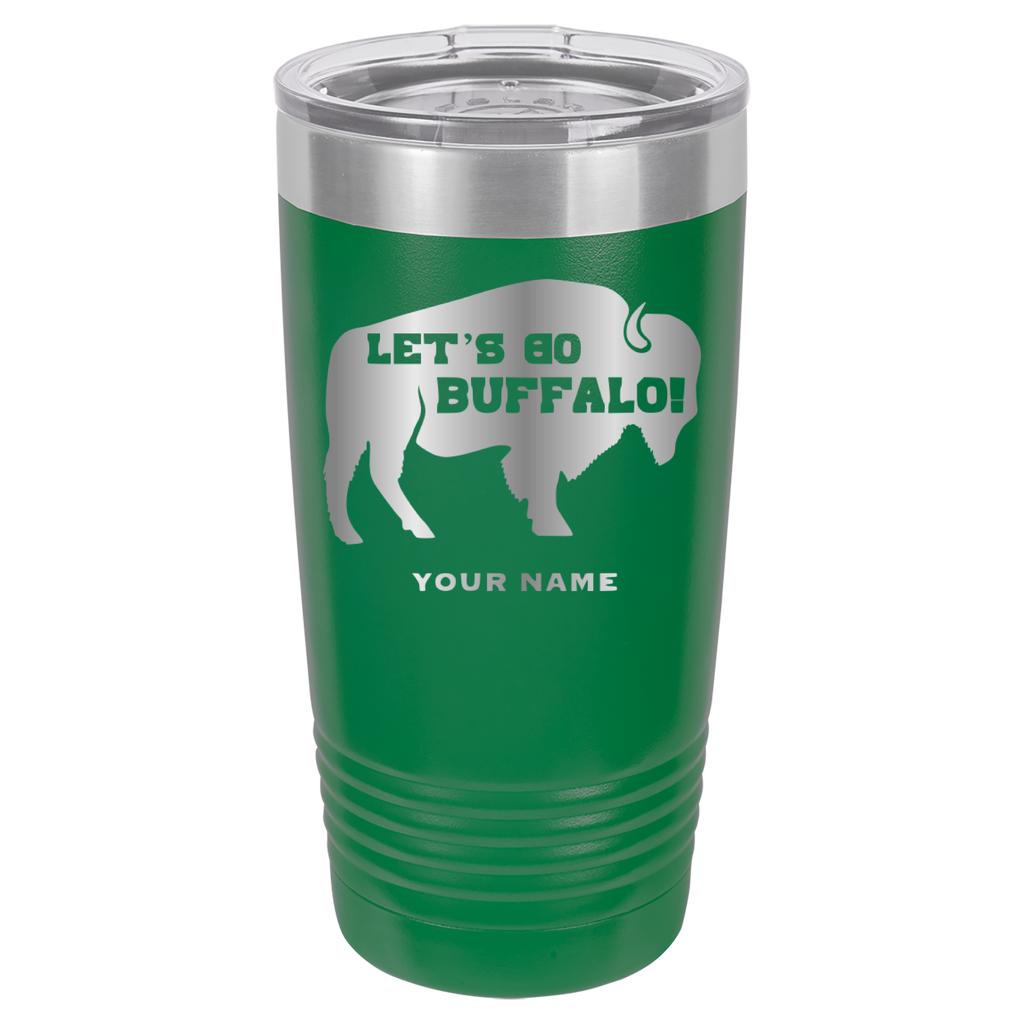 Let's Go Buffalo - 20oz Polar Camel Tumbler - Personalization Available - Buffalo Bills image 5