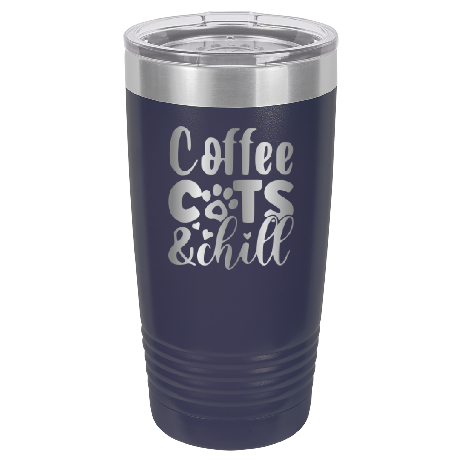 Coffee, Cats, And Chill - 20oz Polar Camel Tumbler image 7