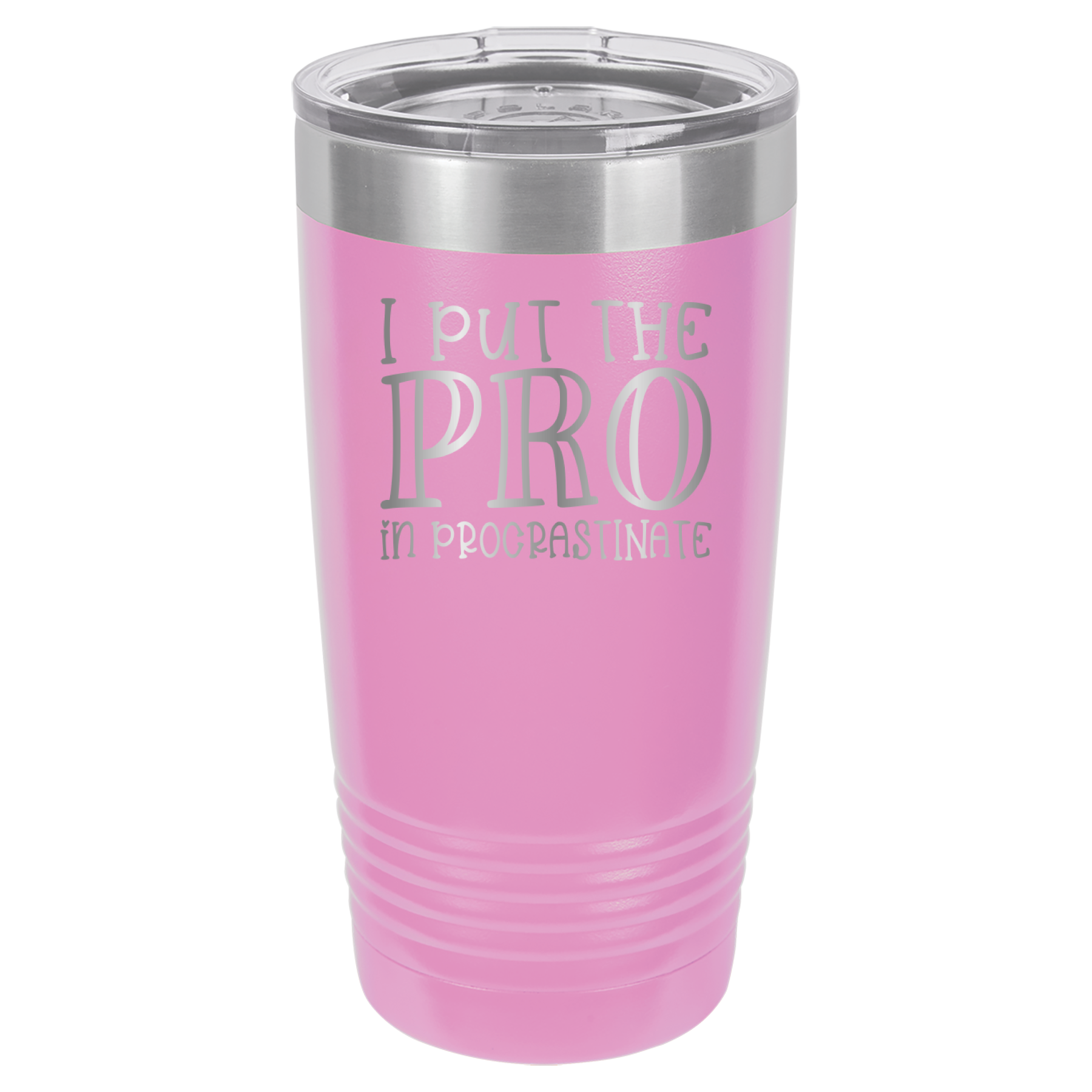 I Put the PRO in Procrastinate - Polar Camel 20oz Tumbler image 11