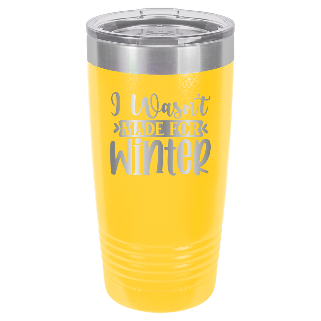I Wasn't Made For Winter - 20oz Polar Camel Tumbler image 2