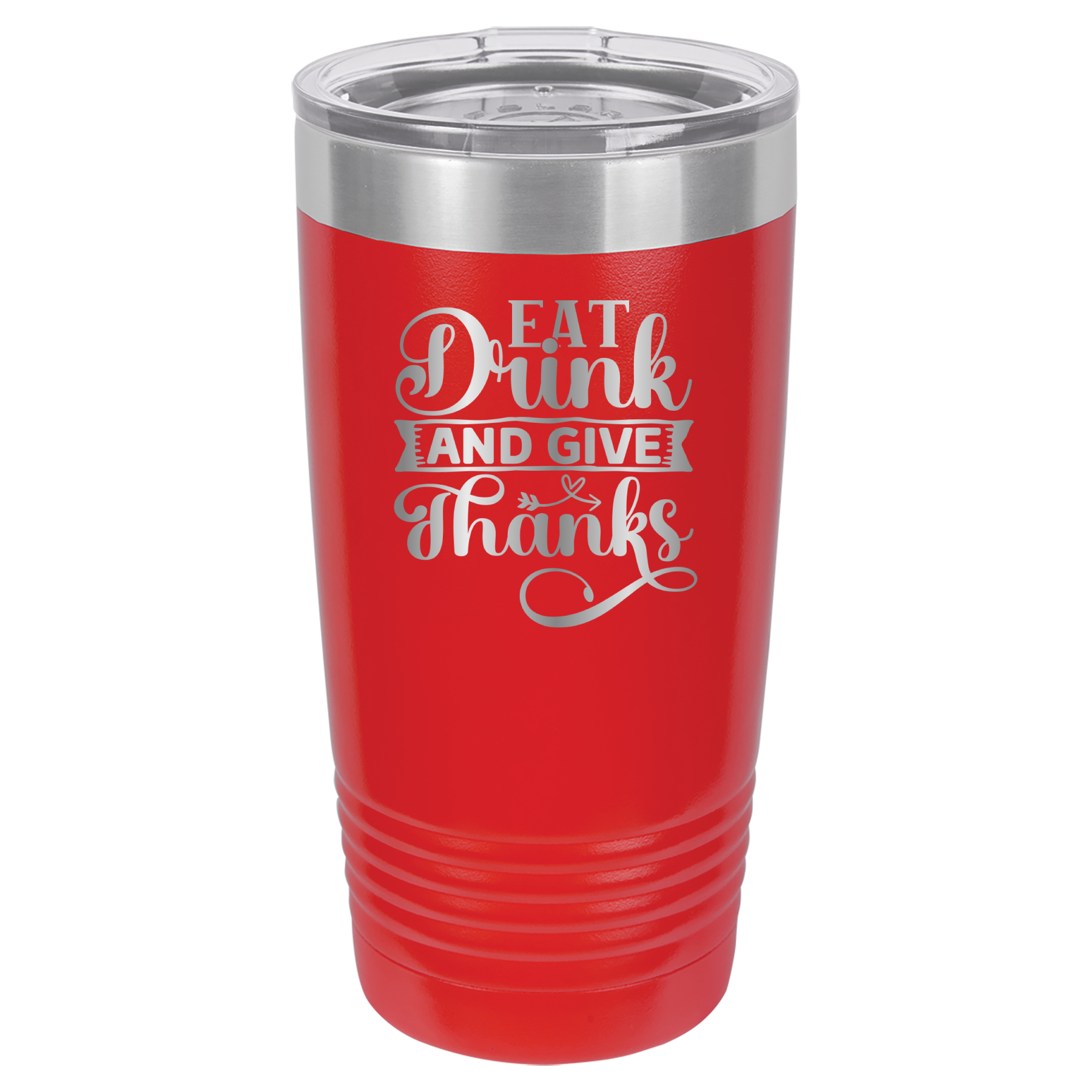 Eat, Drink, Give Thanks - 20oz Polar Camel Tumbler image 4