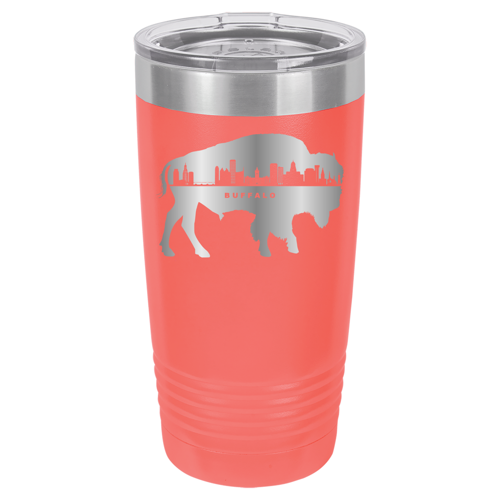 City of Buffalo NY Skyline 20oz Polar Camel Tumbler image 3
