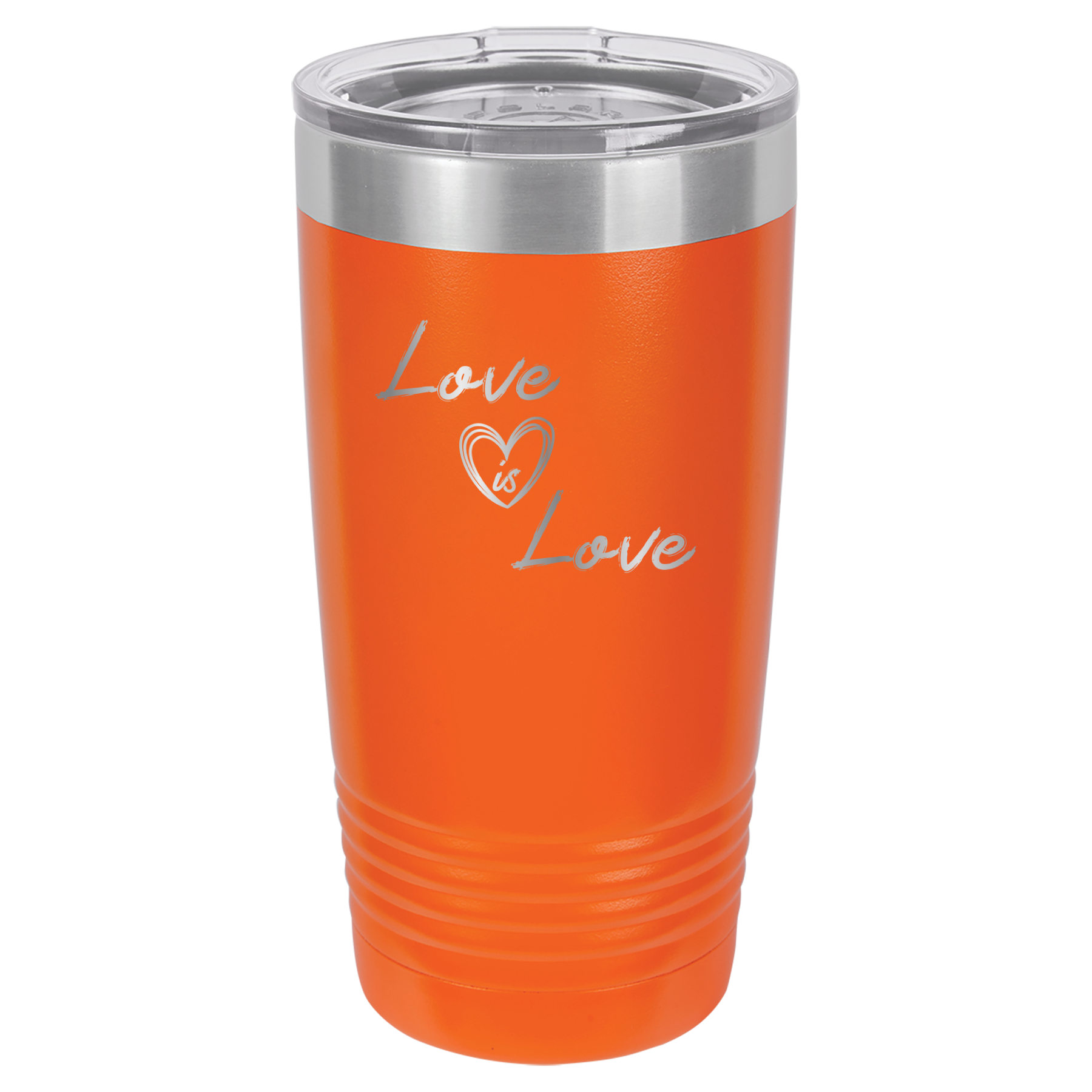 Love is Love - 20oz Polar Camel Tumbler - Pride - Orange image