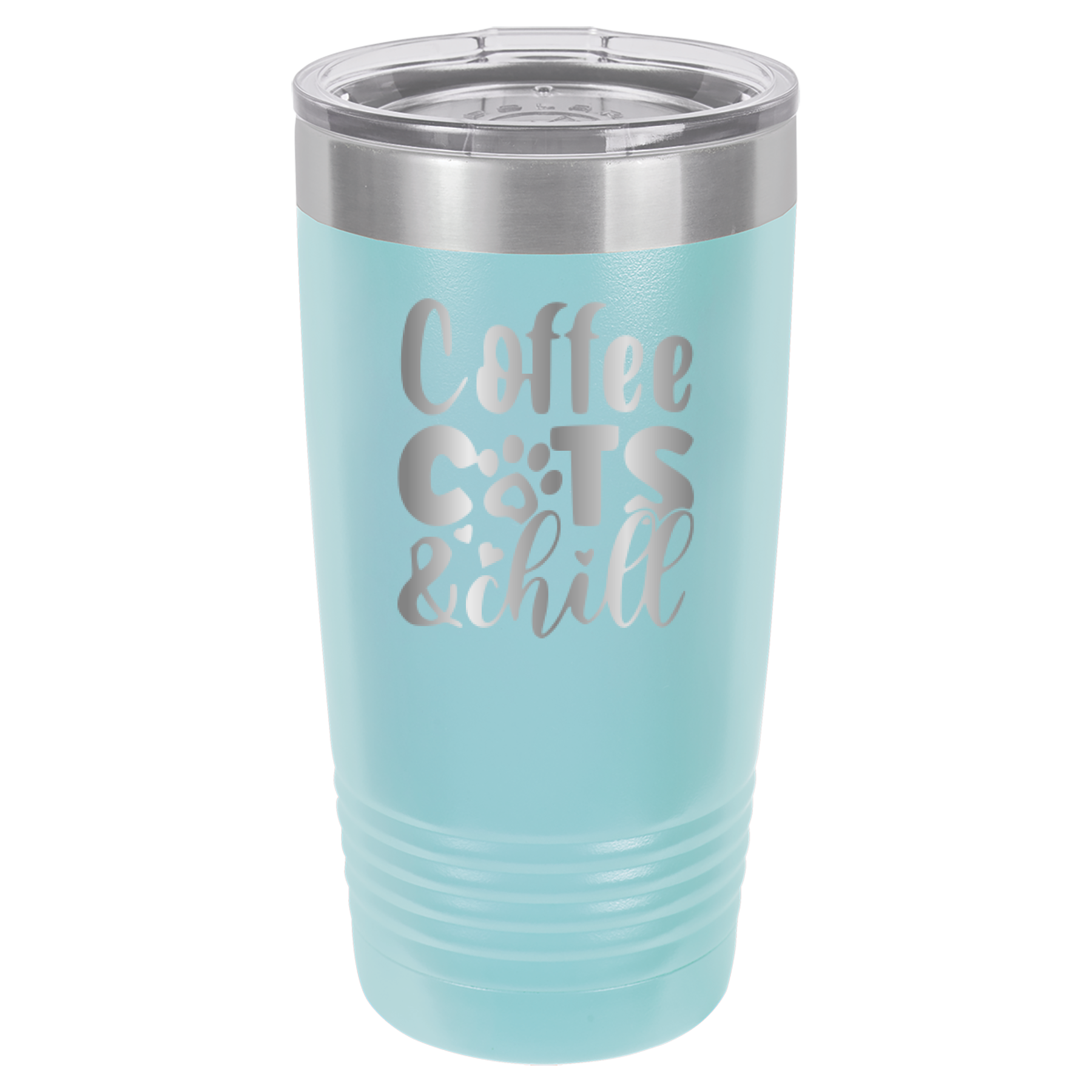 Coffee, Cats, And Chill - 20oz Polar Camel Tumbler image 10