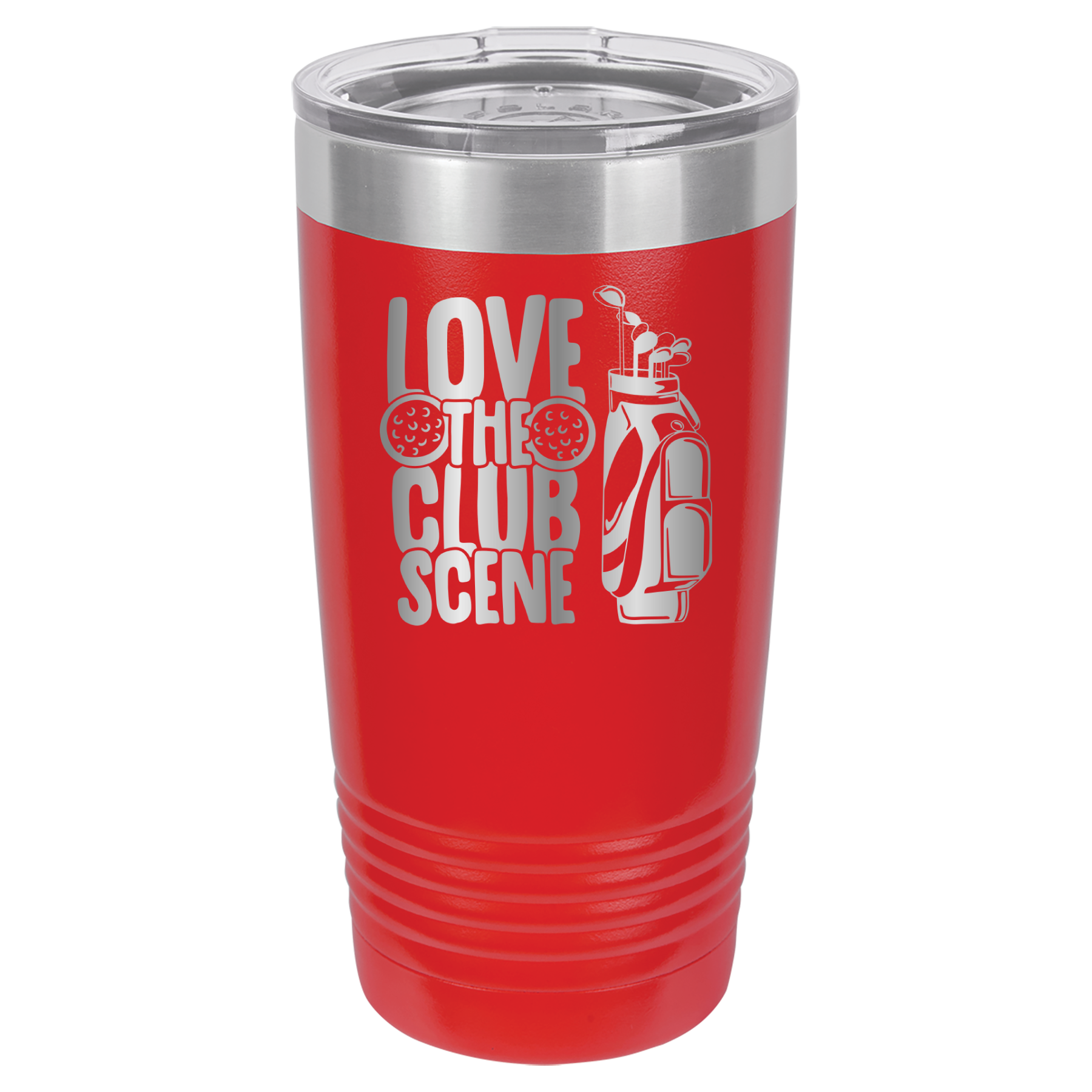 Love The Club Scene - Golf - 20oz Polar Camel Tumbler - Red image