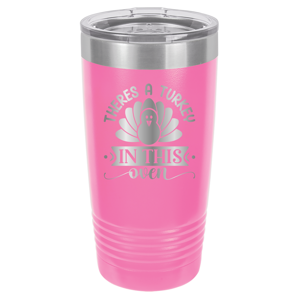There's A Turkey In This Oven - 20oz Polar Camel Tumbler image 11