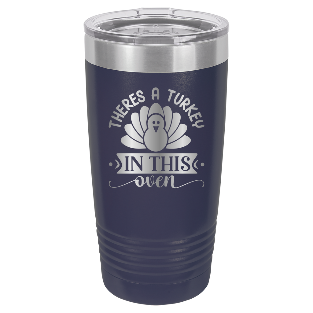 There's A Turkey In This Oven - 20oz Polar Camel Tumbler image 9