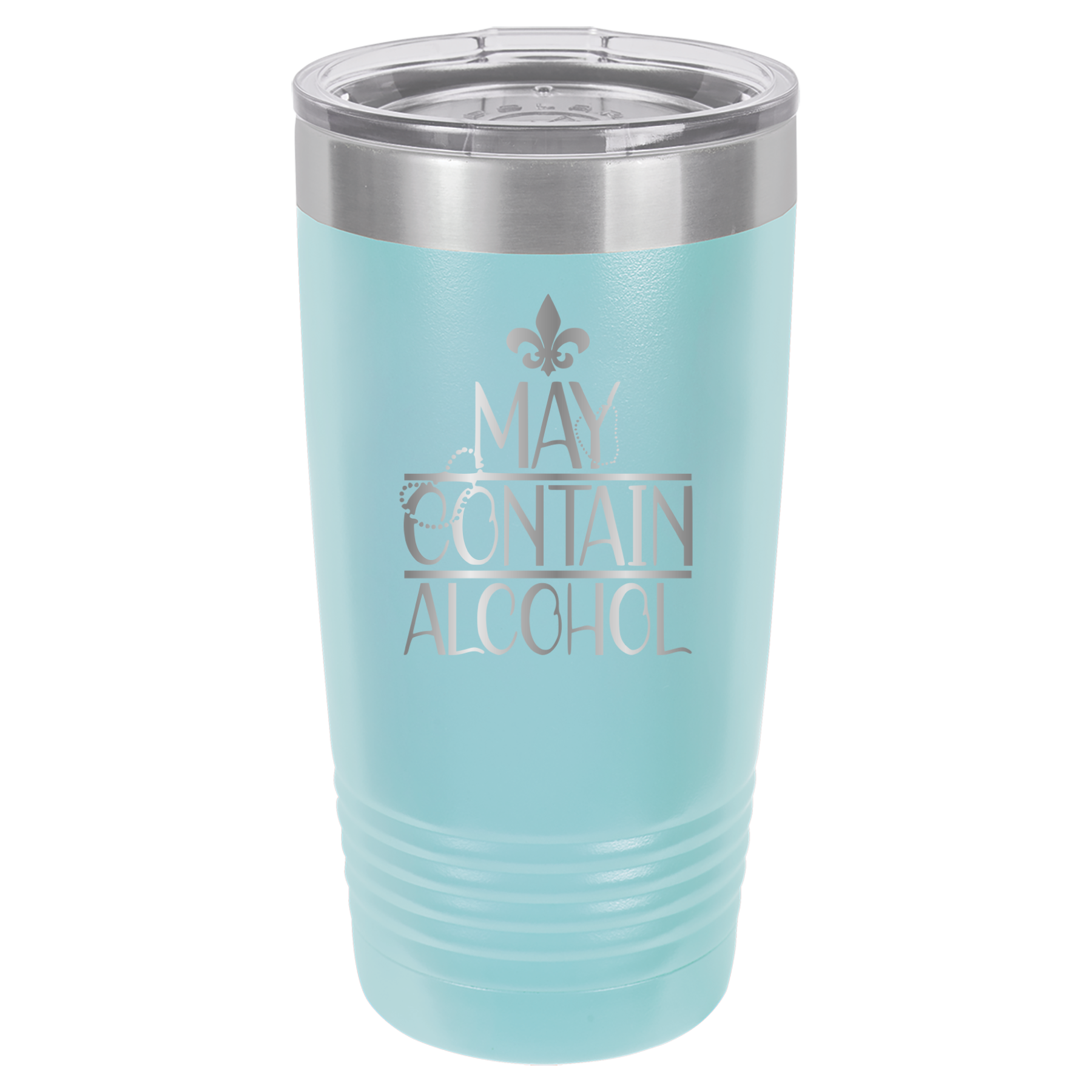 May Contain Alcohol - Mardi Gras, New Orleans, NOLA - 20oz Polar Camel Tumbler image 12