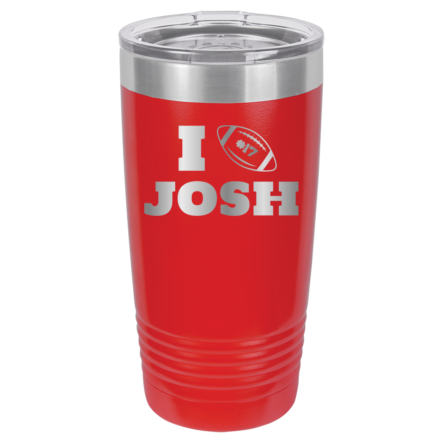 I Heart Josh - Josh Allen - 20oz Polar Camel Tumbler Buffalo Bills image 1