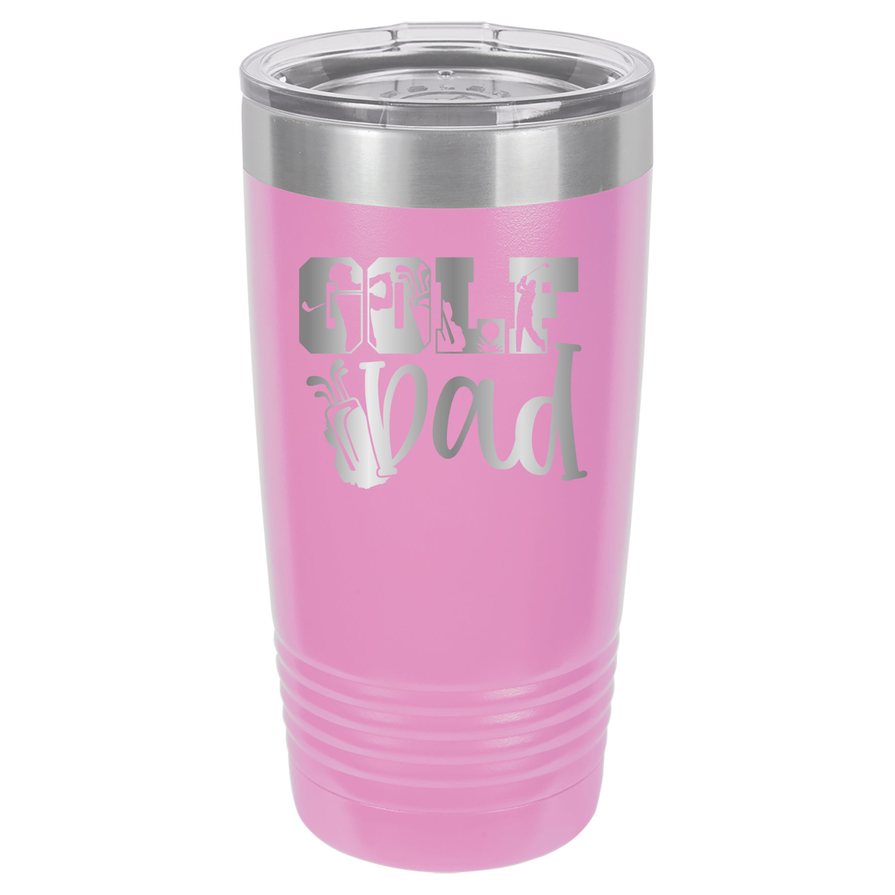 Golf Dad - 20oz Polar Camel Tumbler - Light Purple image